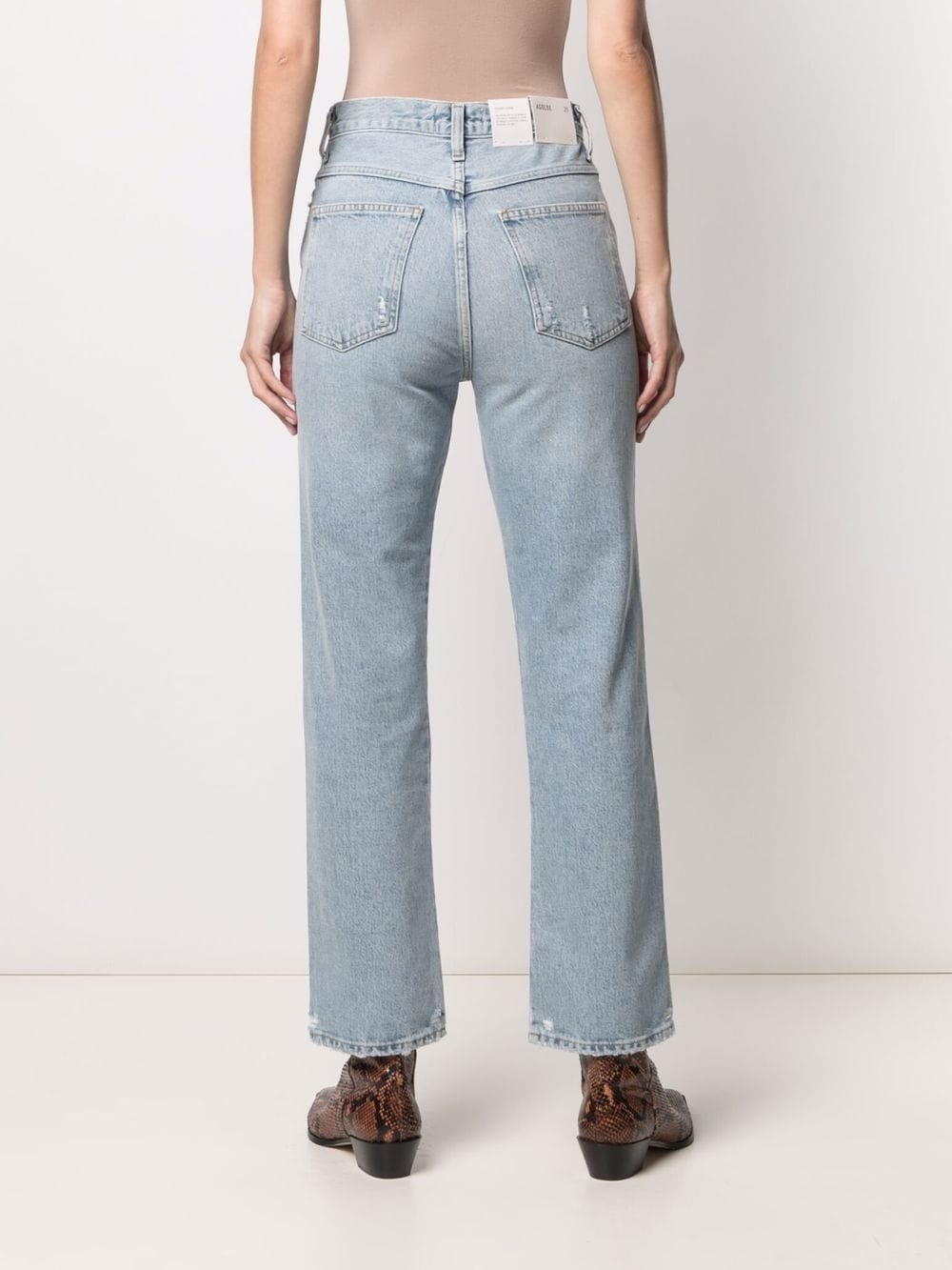 Pinch Waist straight jeans - 4