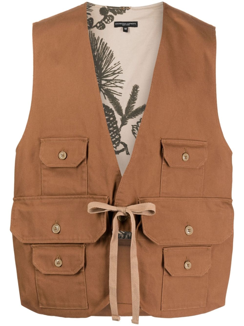 Fowl V-neck waistcoat - 1