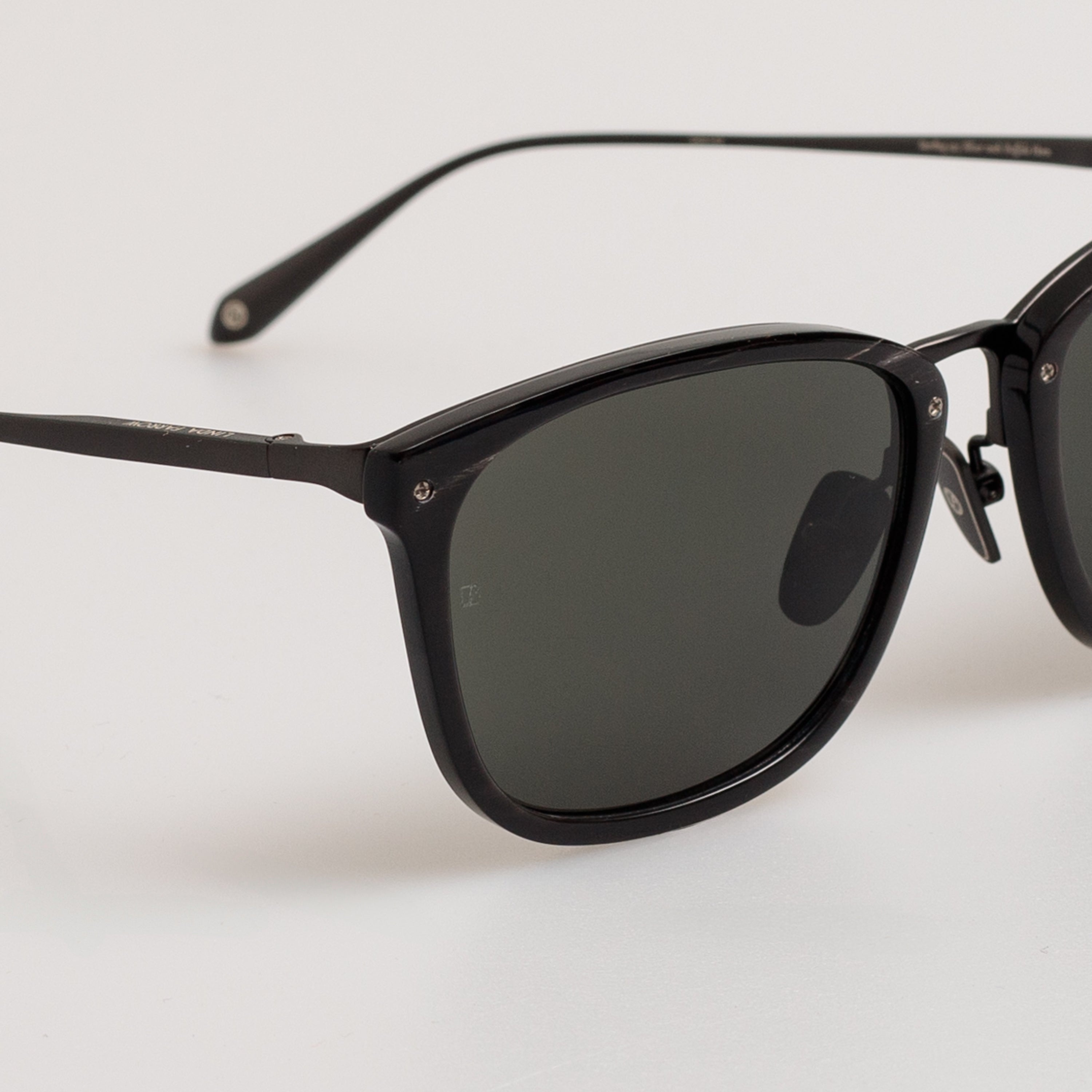 Cassin Sunglasses in Buffalo Horn and 925 Sterling Silver - 3