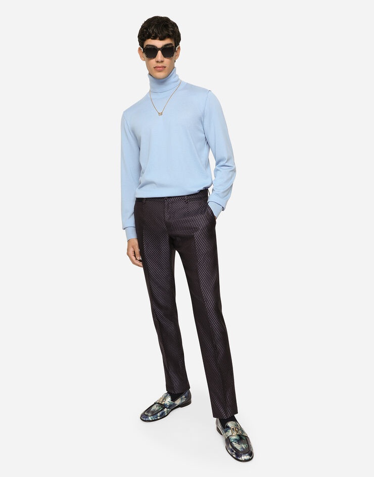 Cashmere and silk turtle-neck sweater - 5