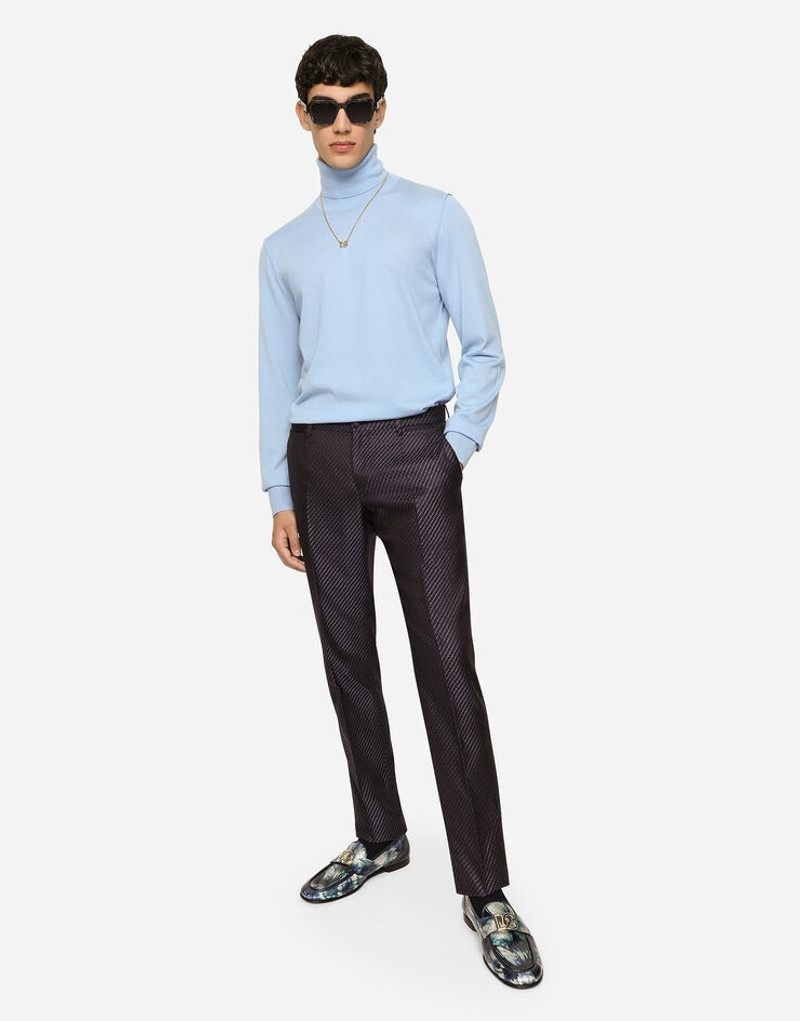 Cashmere and silk turtle-neck sweater 5