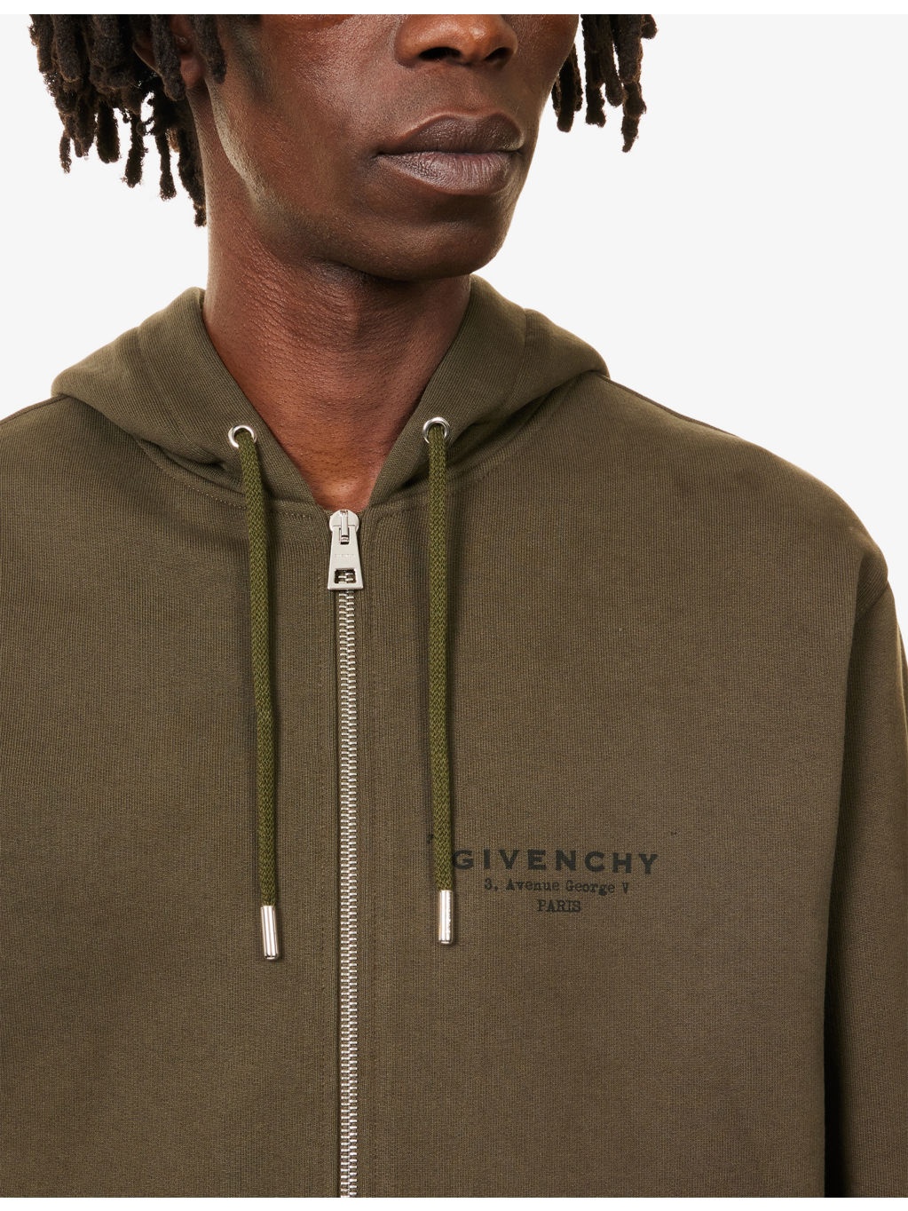Brand-Print Relaxed-Fit Cotton-Jersey Hoody - 5