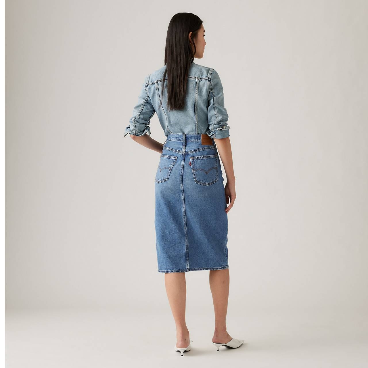 SIDE SLIT SKIRT - 5