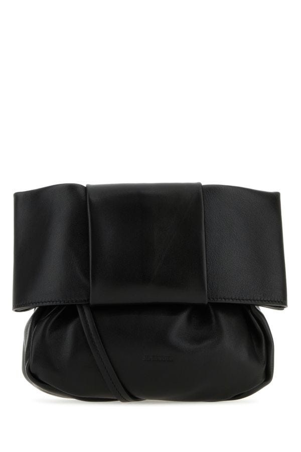 Jil Sander Woman Black Nappa Leather Bucket Bag - 1