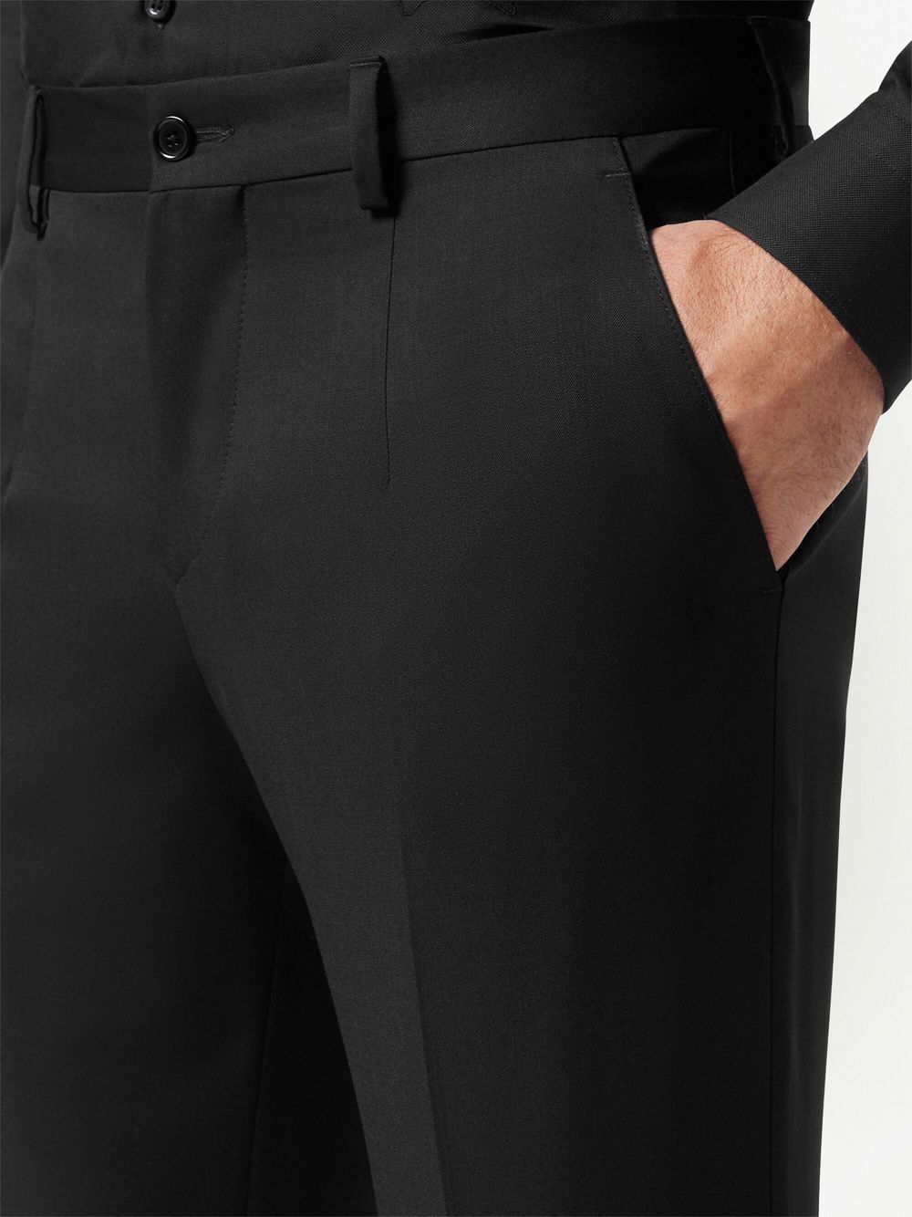 slim-fit tailored trousers - 5
