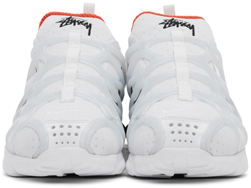 Nike White Stüssy Edition Air Zoom Spiridon Kukini Sneakers outlook