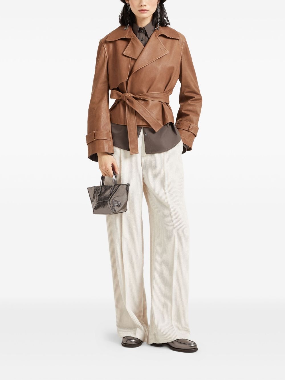 Sartorial wide-leg trousers - 2