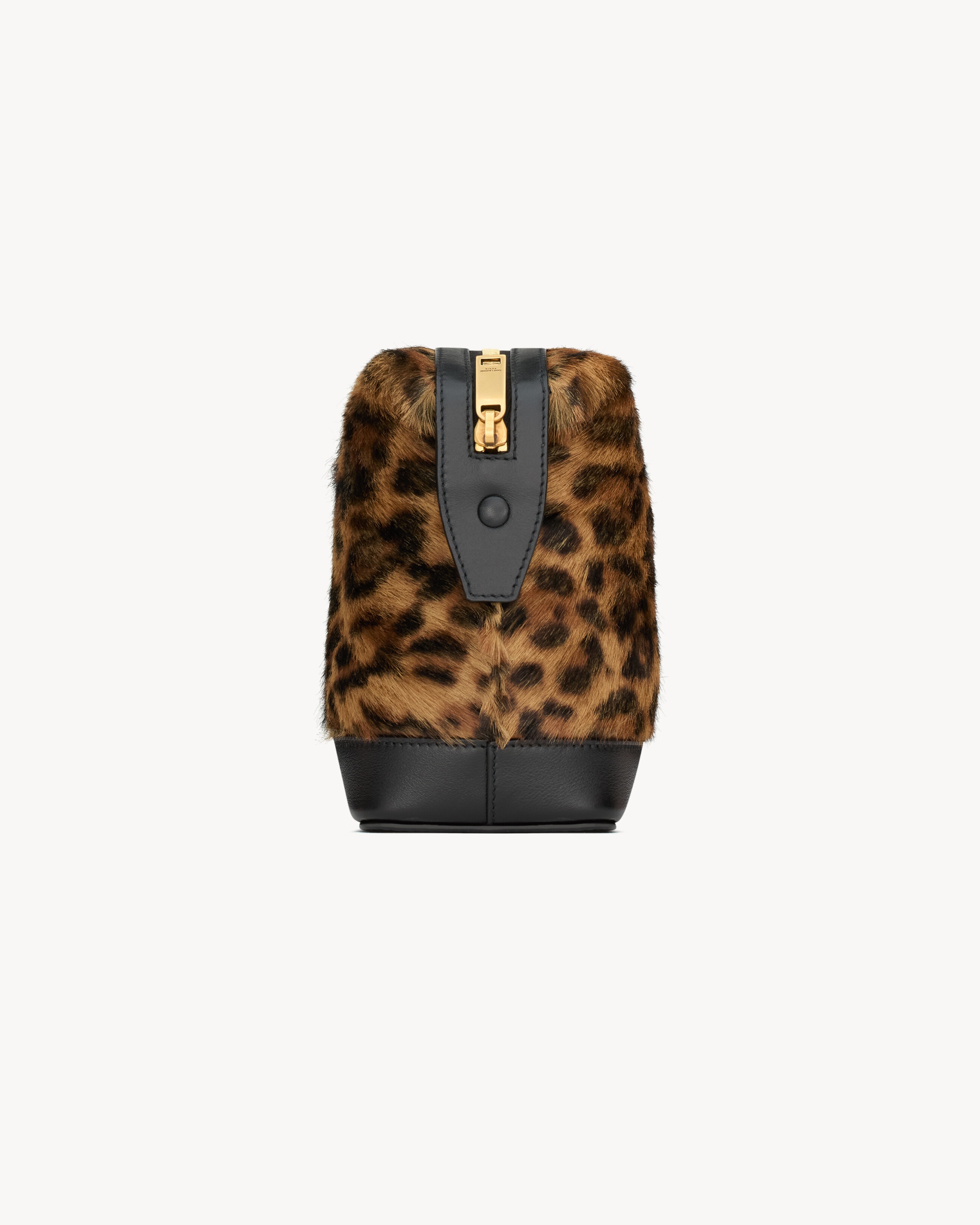 SAINT LAURENT PARIS SMALL POUCH IN PONY HAIR LEATHER - 3