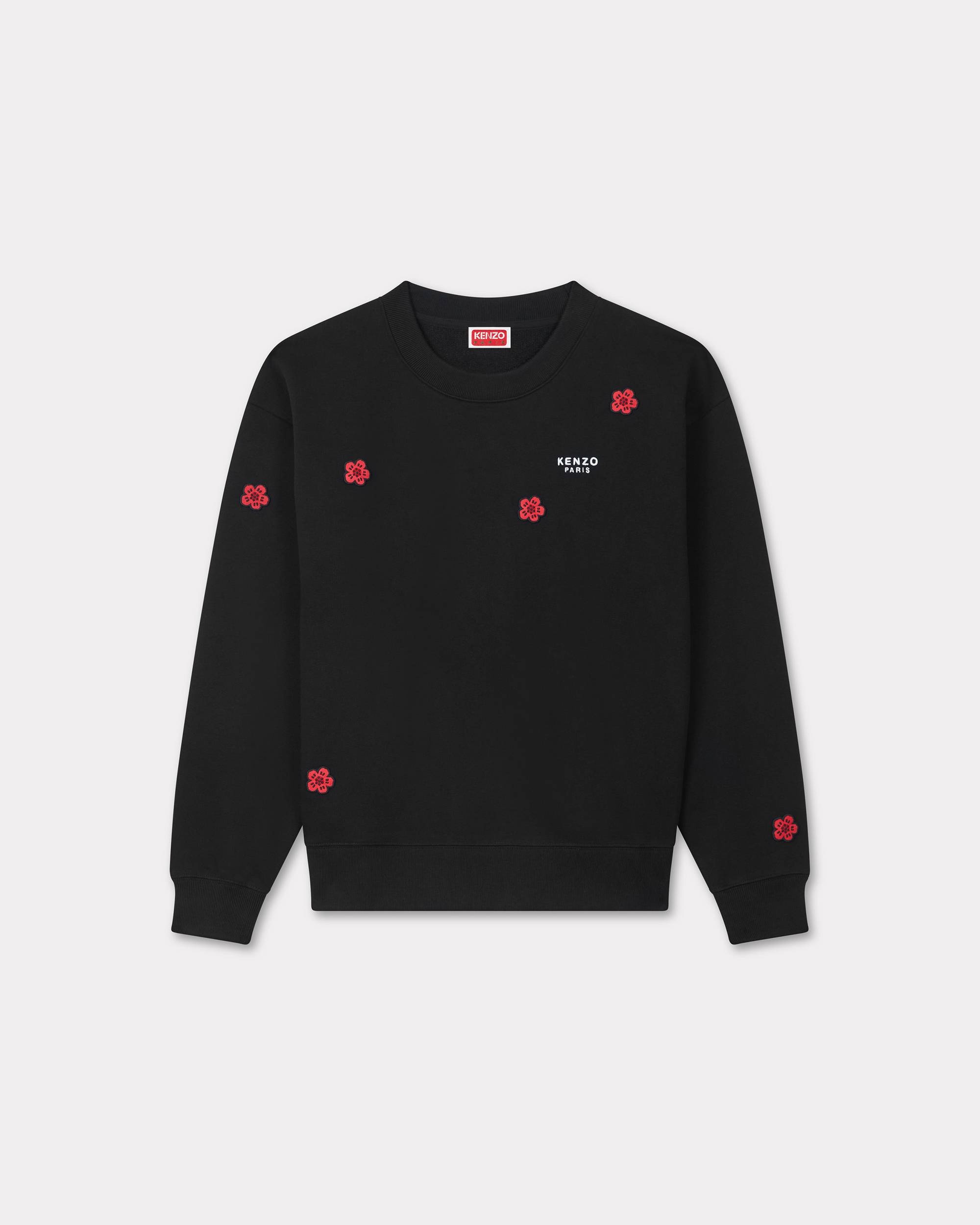 'Boke Flower' classic embroidered sweatshirt - 1