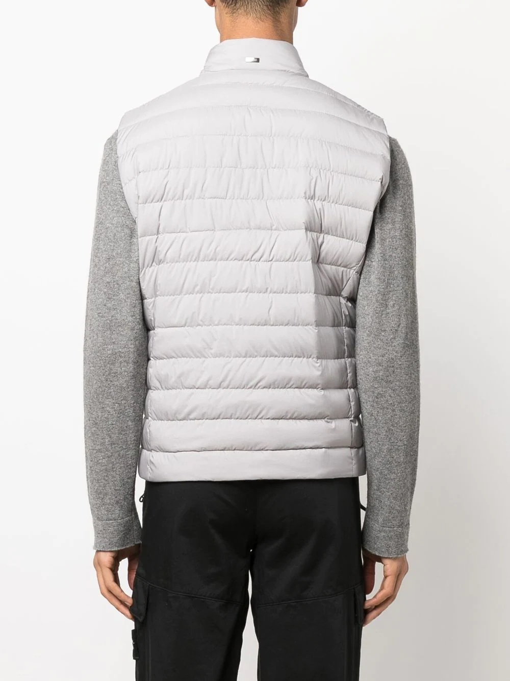 quilted zip-up gilet - 4