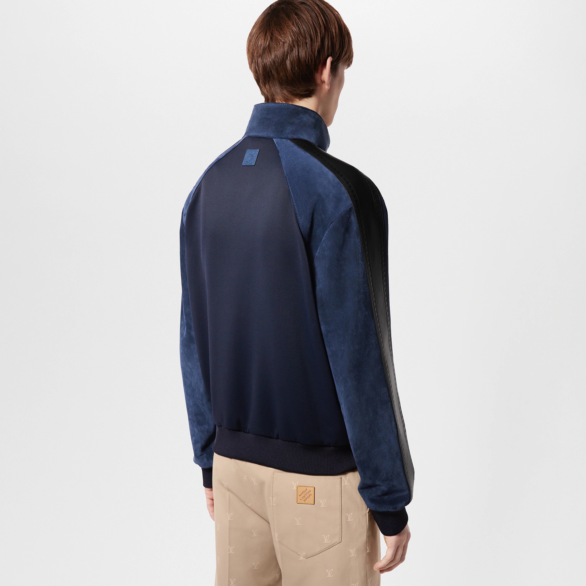 Hybrid Calfskin Track Top - 5