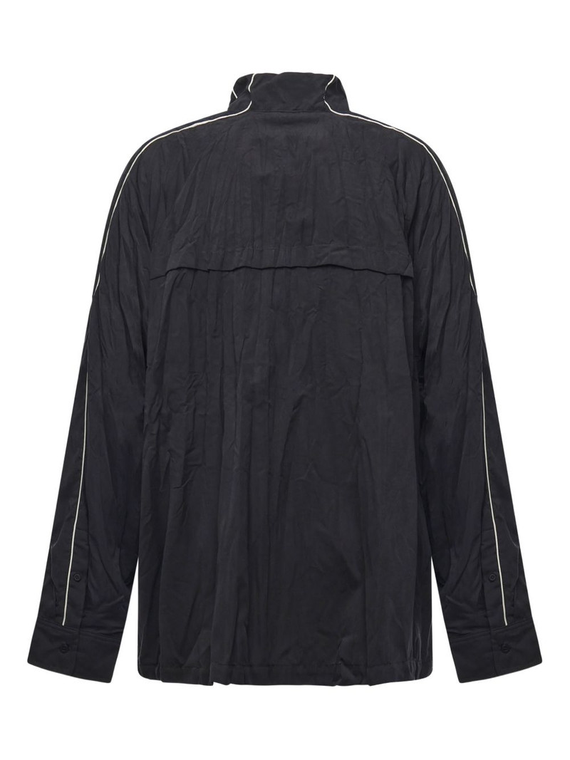 BALENCIAGA logo-embroidered piped jacket outlook