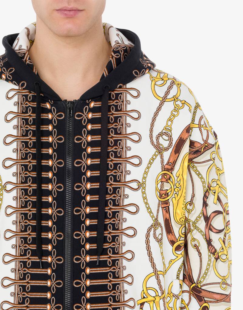 MILITARY TEDDY SCARF HOODIE 4