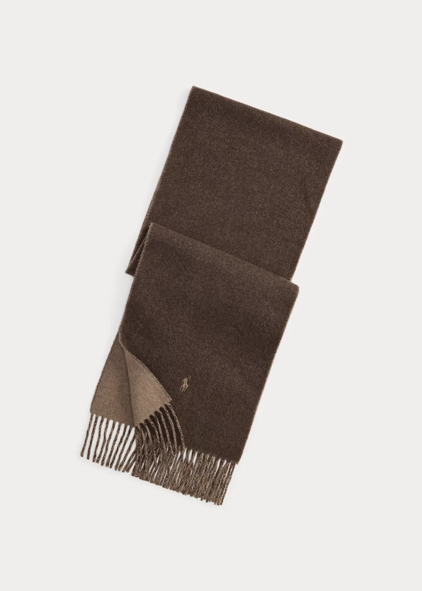 Reversible Wool-Cashmere Scarf - 1