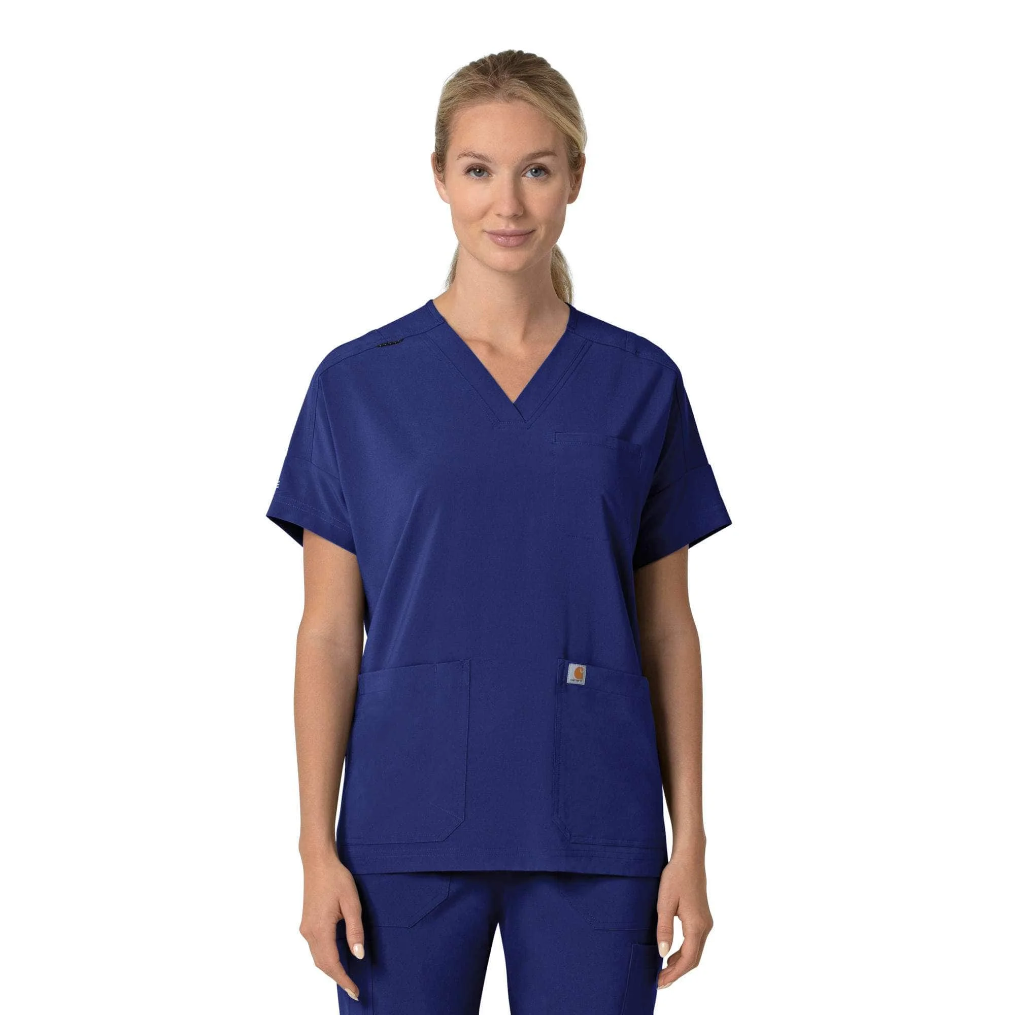 Women's Force Cross-Flex Oversized V-Neck Scrub Top - 1