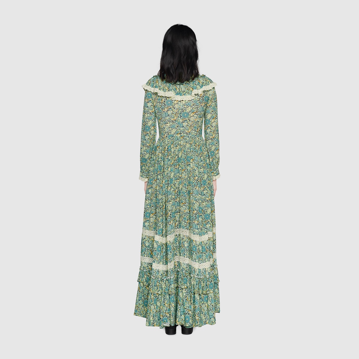 Gucci Liberty floral crêpe maxi dress - 4