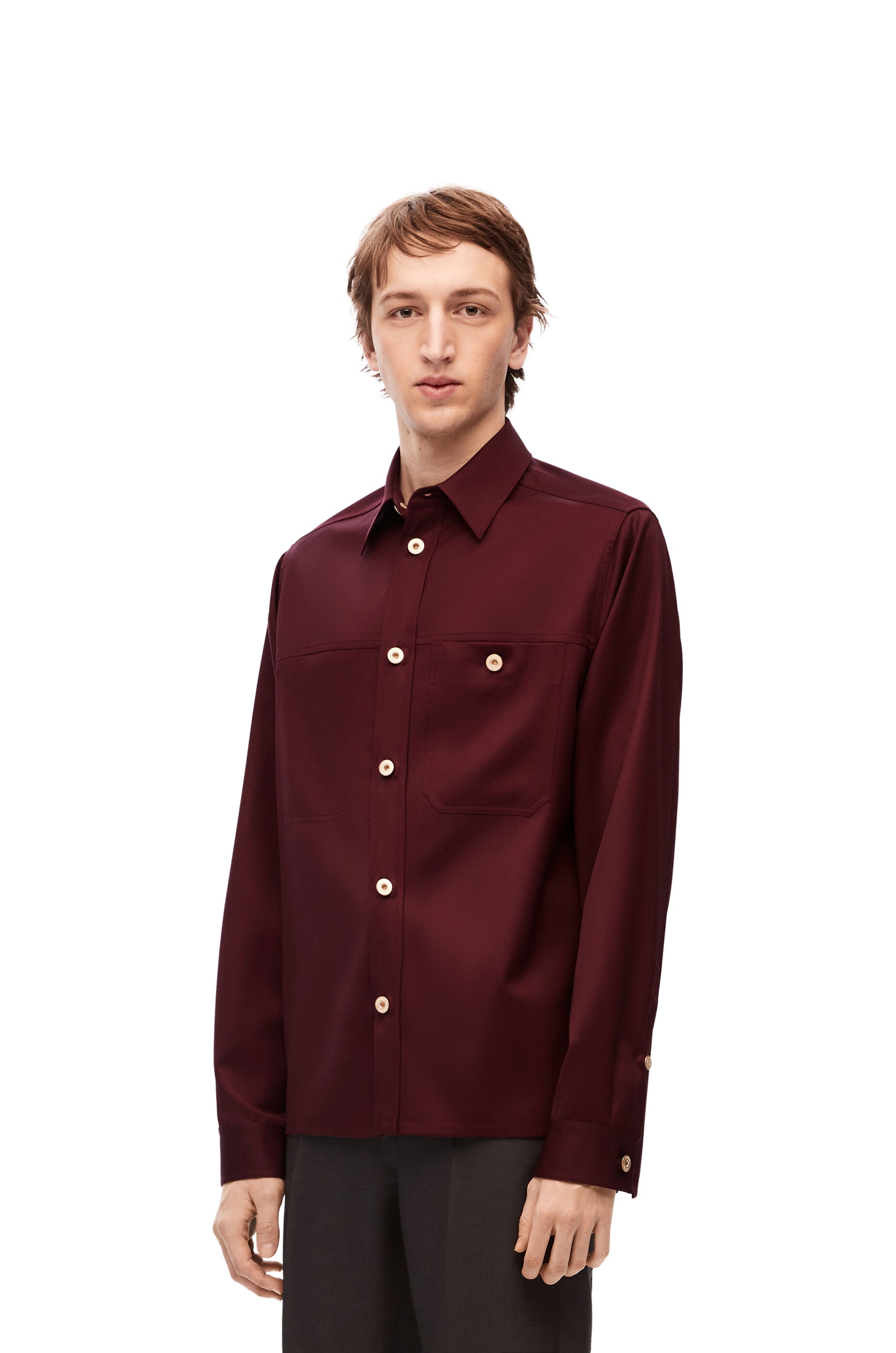 Overshirt in wool - 3