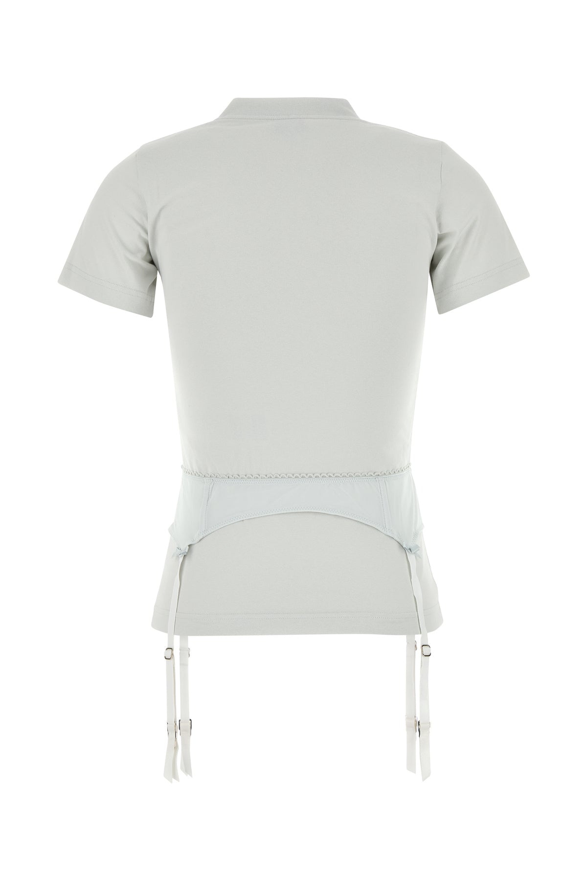 Chalk stretch cotton t-shirt - 2