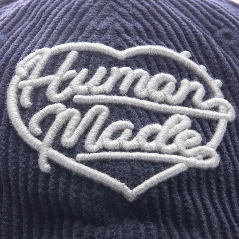 Human Made 6 PANEL CORDUROY CAP - NAVY outlook