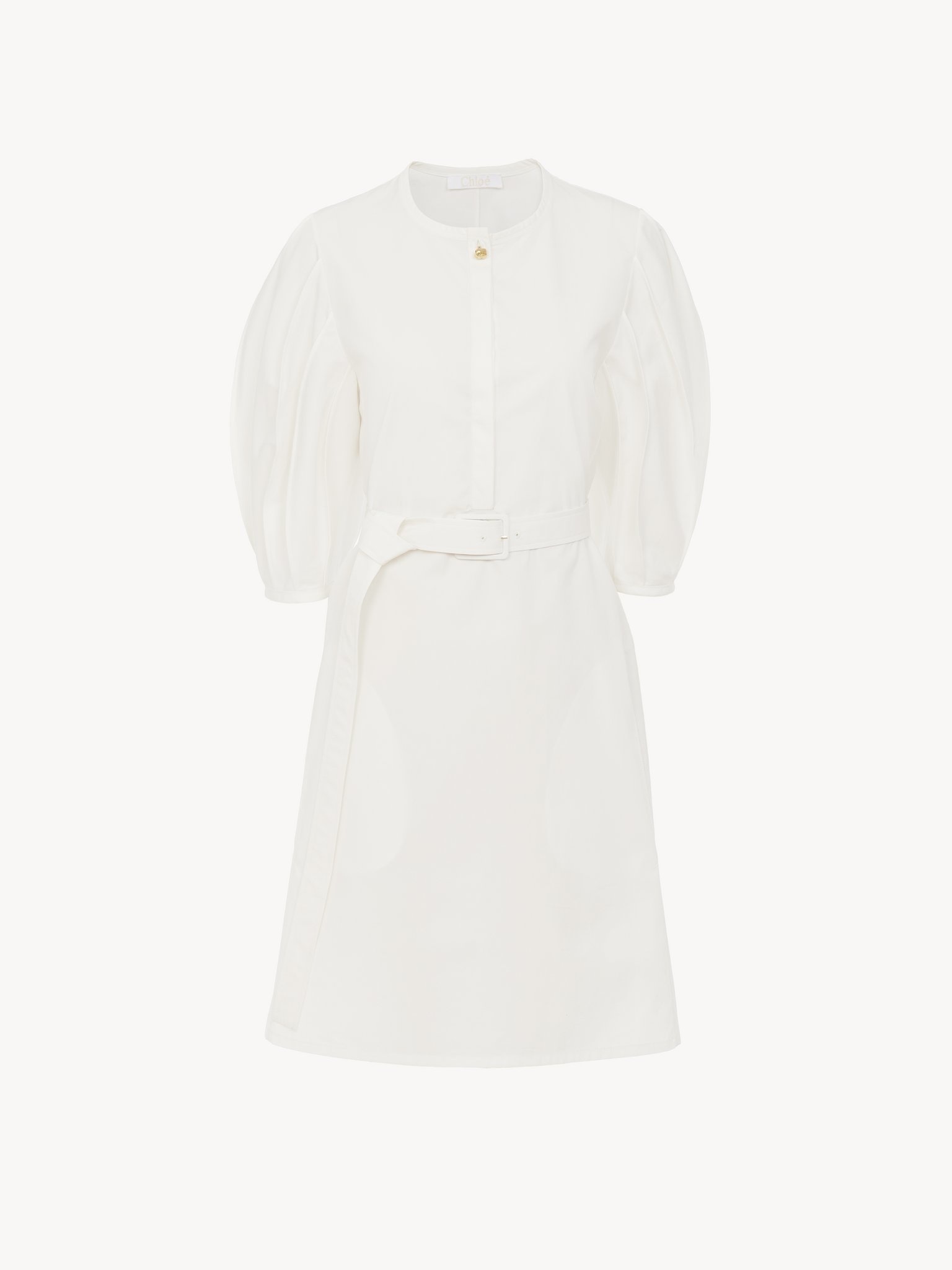 BELTED SHIRT DRESS - 2