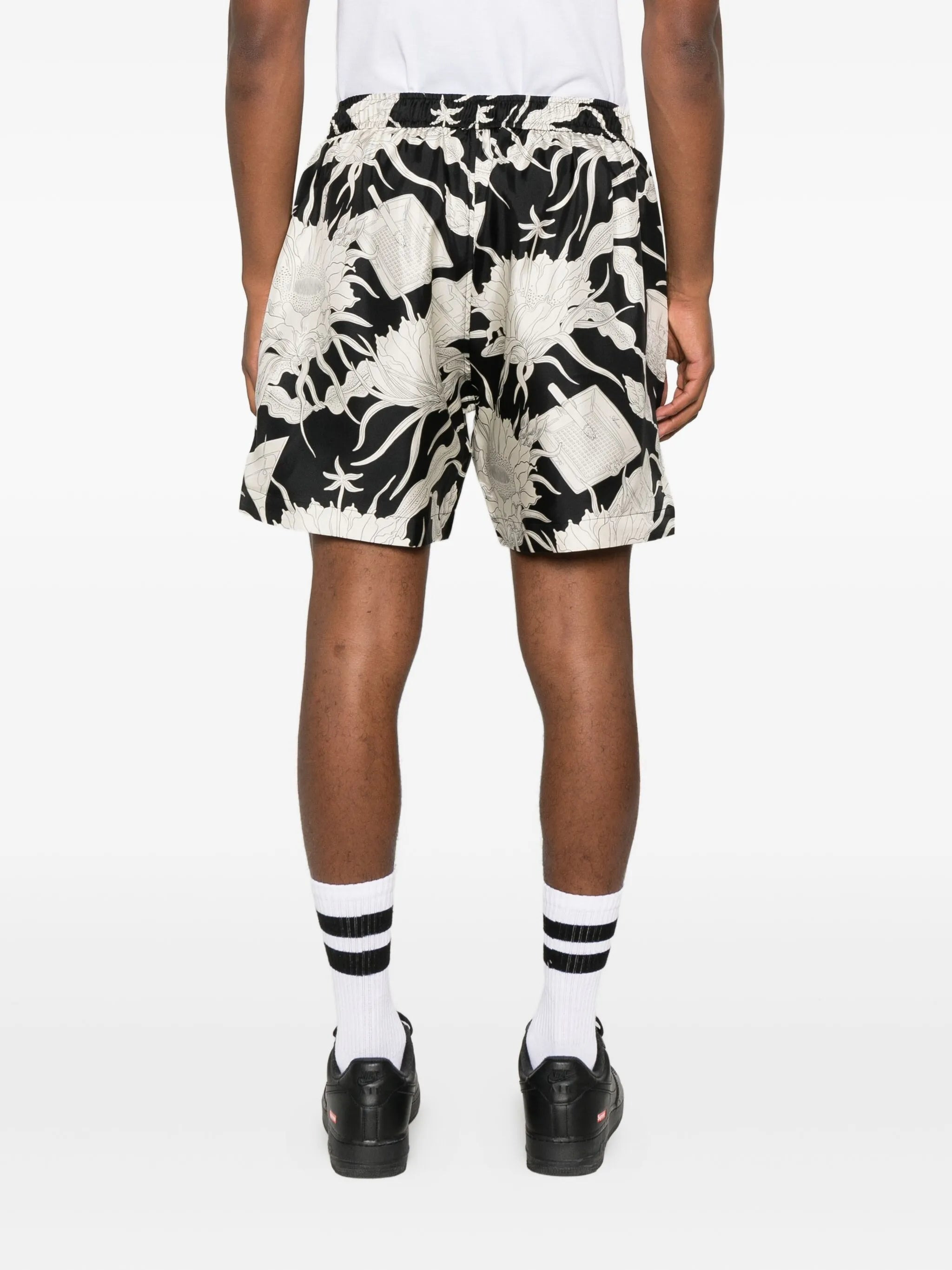 Amiri Floral-print Drawstring Shorts - 2