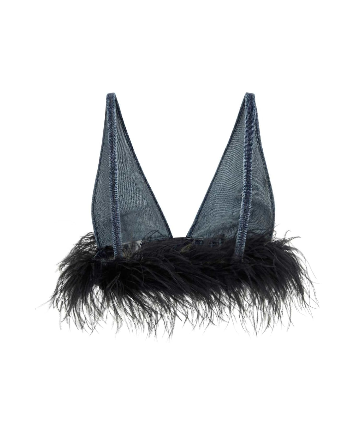 Denim Crop Top - 2