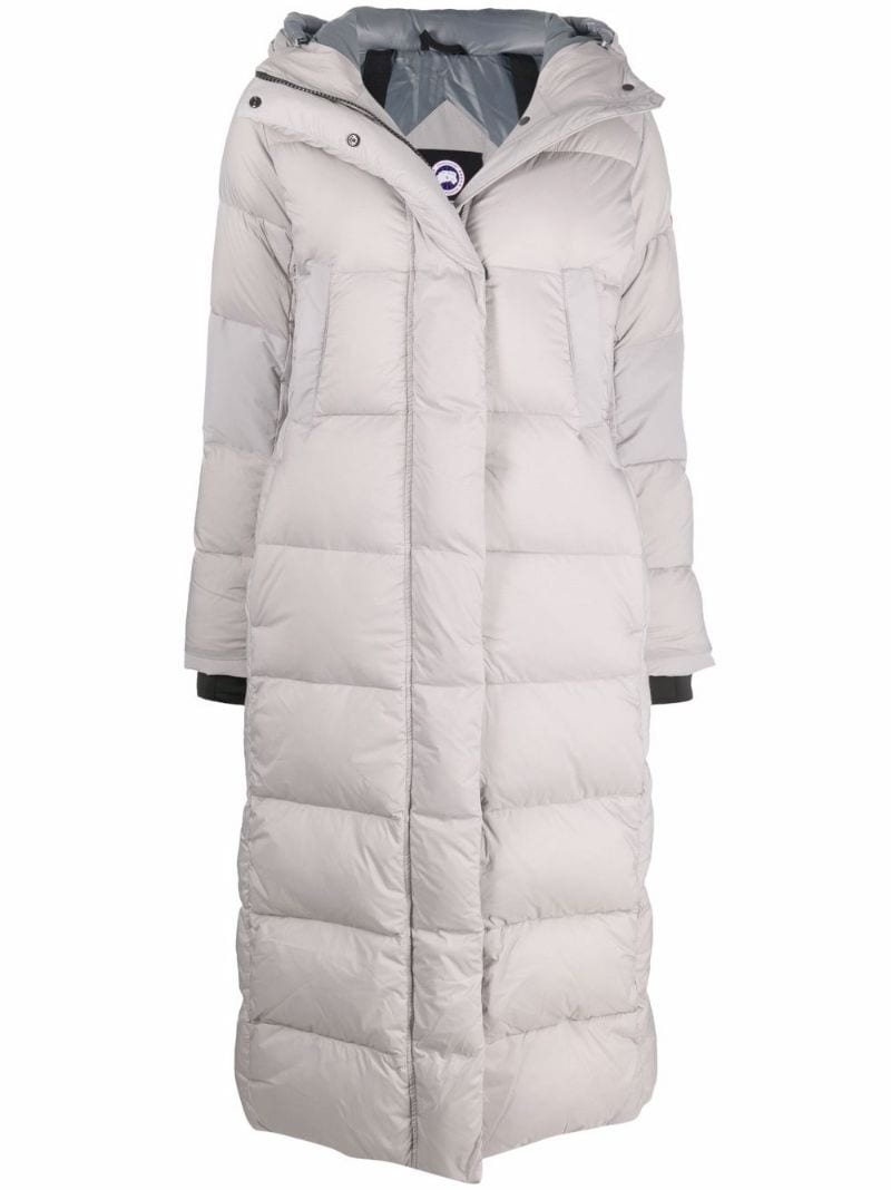 long-length padded coat - 1