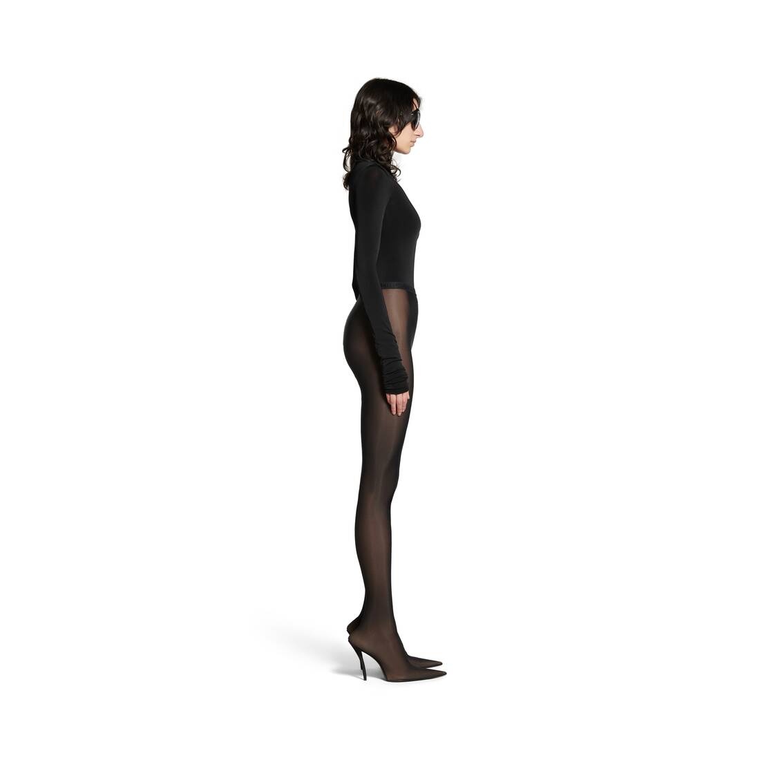 Women's Stocking Pantaleggings in Black - 2