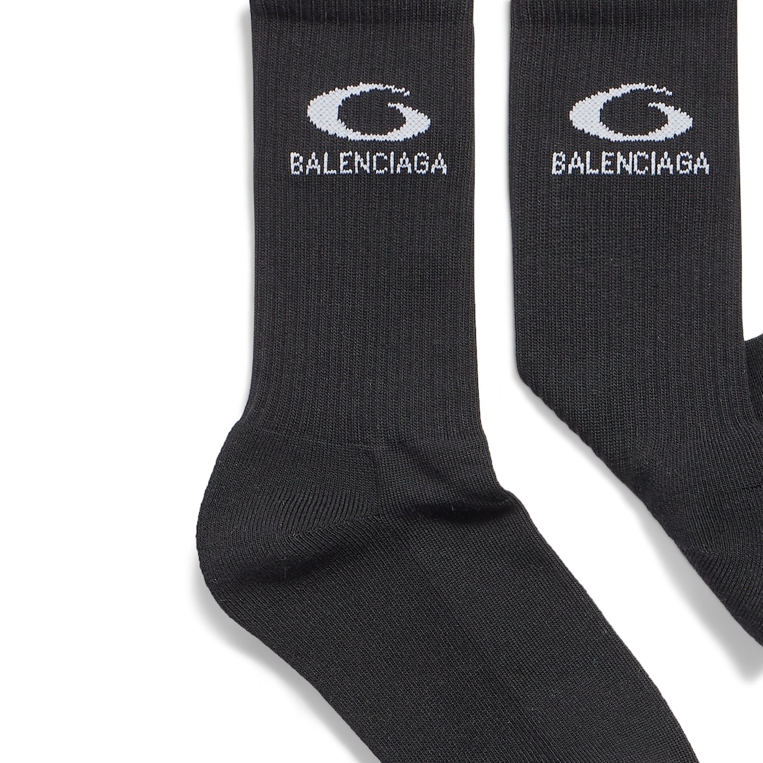Men's Loop Sports Icon Socks in Black - 2