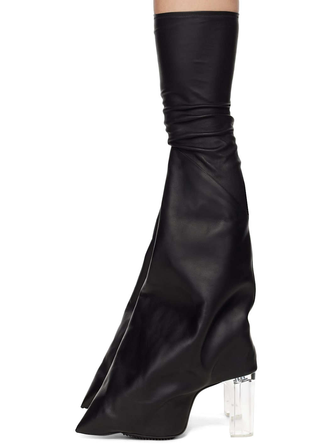 Black Hollywood Taco Kiss Tall Boots - 3
