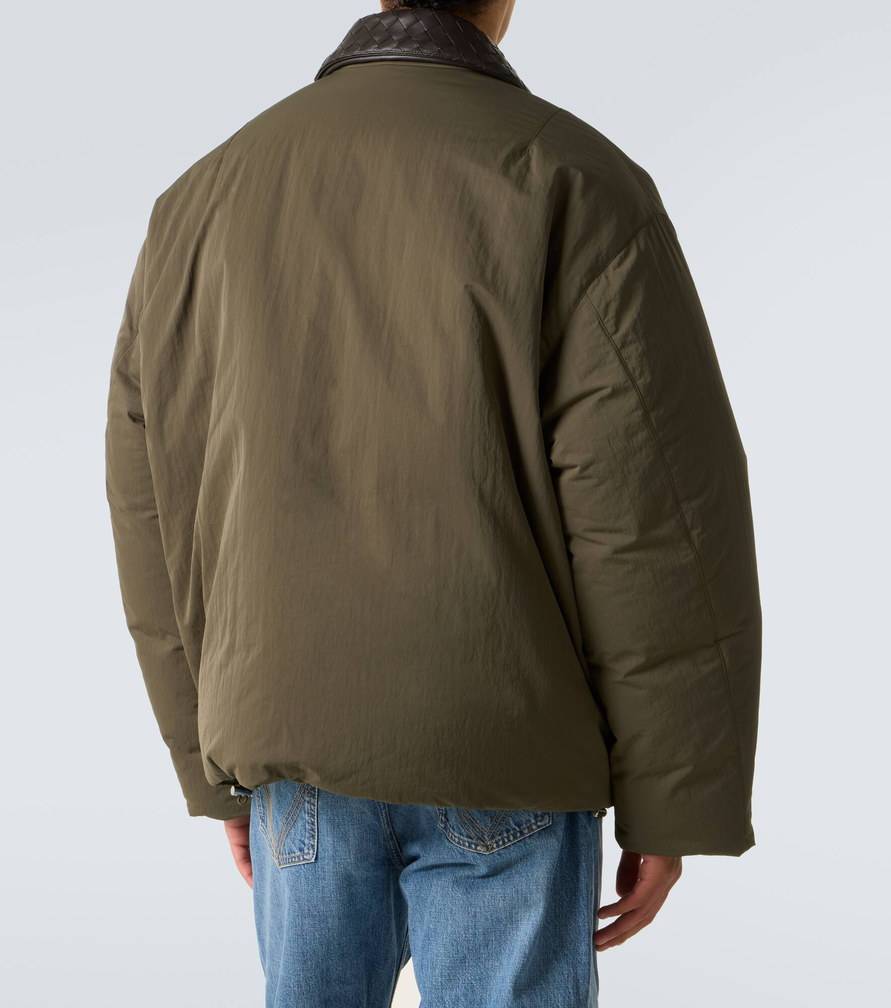 Intrecciato down jacket - 4