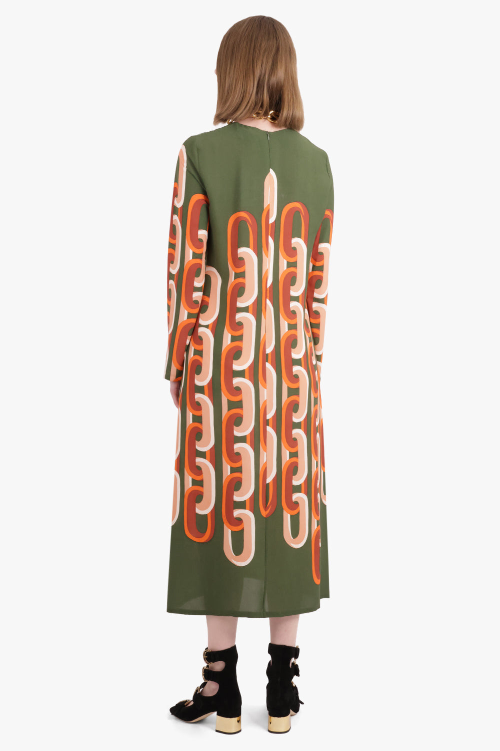 SWING PRINT L/S MAXI DRESS | PROMETHEUS PLACÉE - 3
