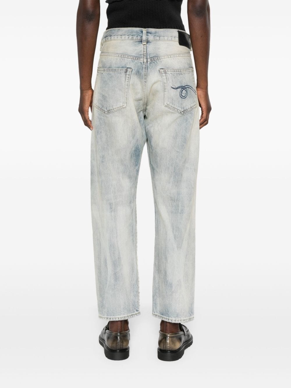Crossover mis-rise tapered jeans - 4