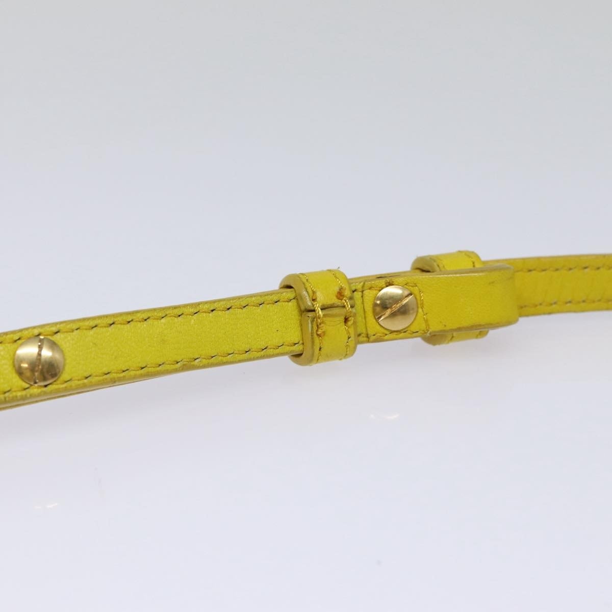 CELINE Trio Large Shoulder Bag Leather Yellow Gold - 8