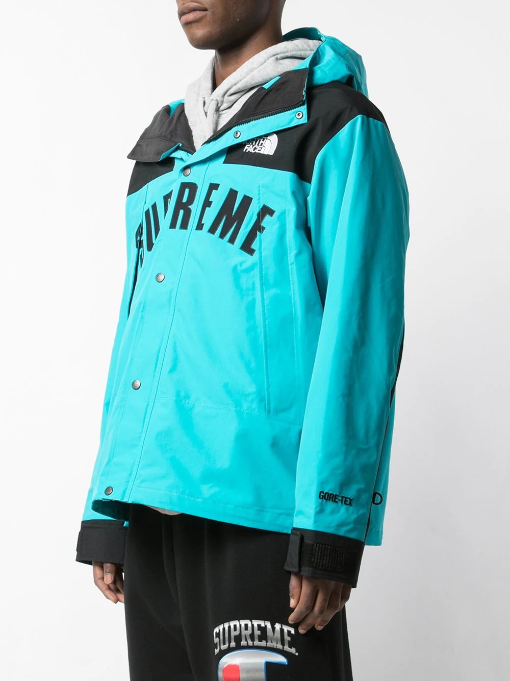 logo rain jacket - 3