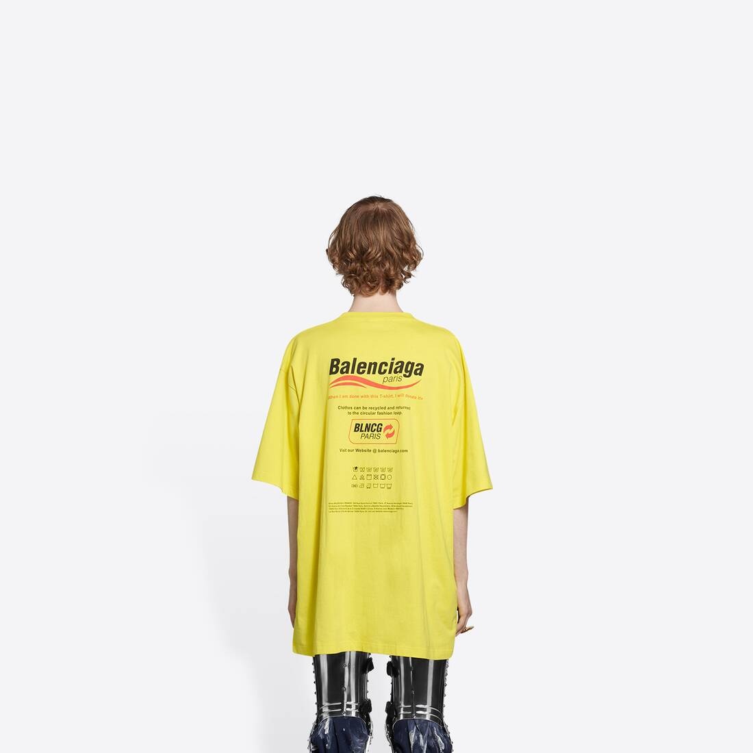 Dry Cleaning Boxy T-shirt  in Yellow - 5