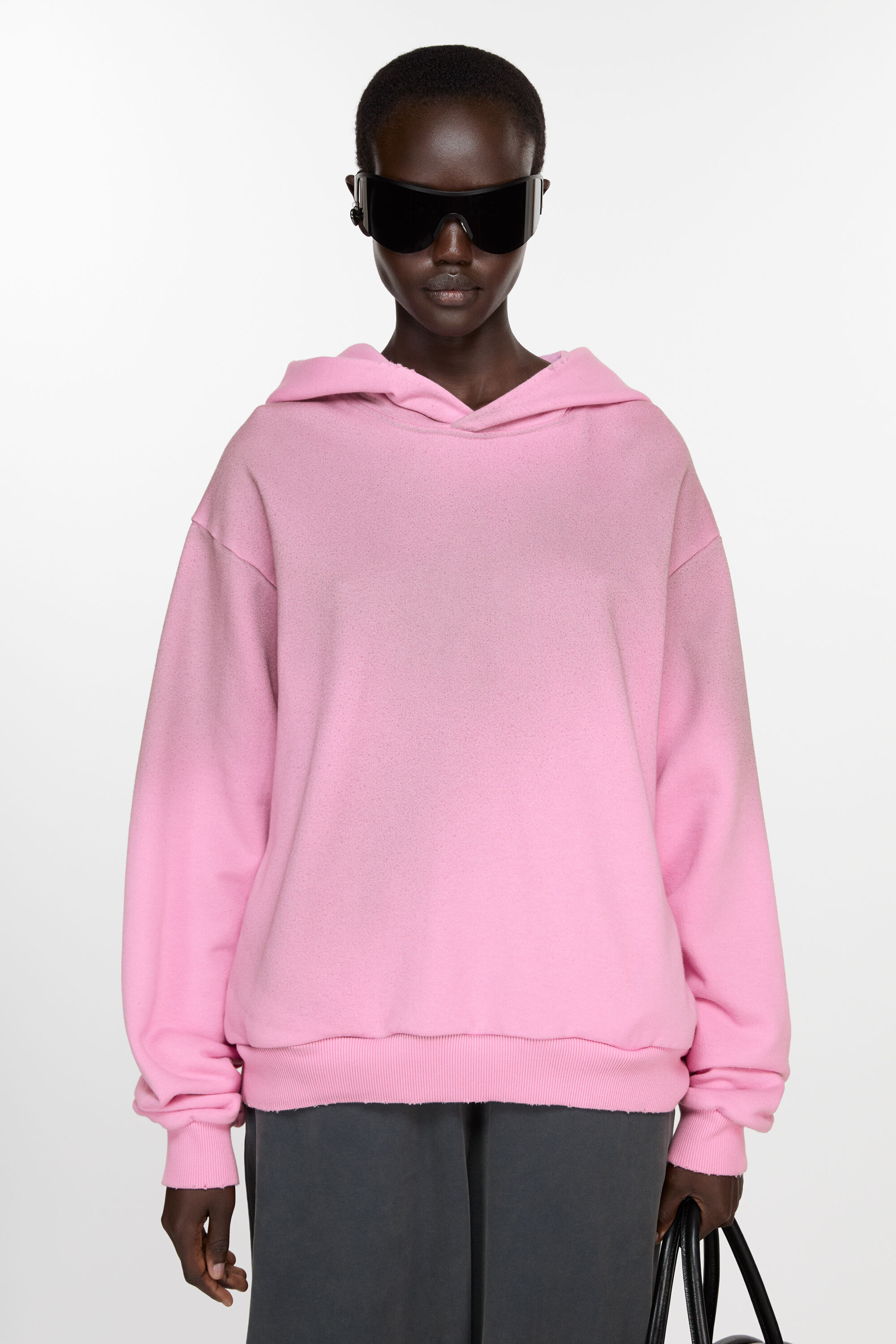 Logo hooded sweater - Cotton candy pink - 3