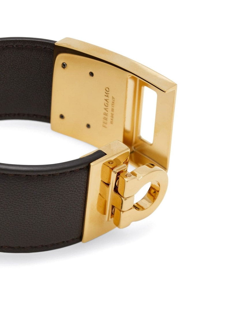 FERRAGAMO Gancini-buckle bracelet outlook