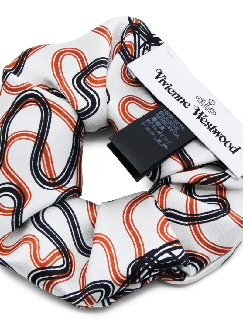 Vivienne Westwood silk scrunchie outlook