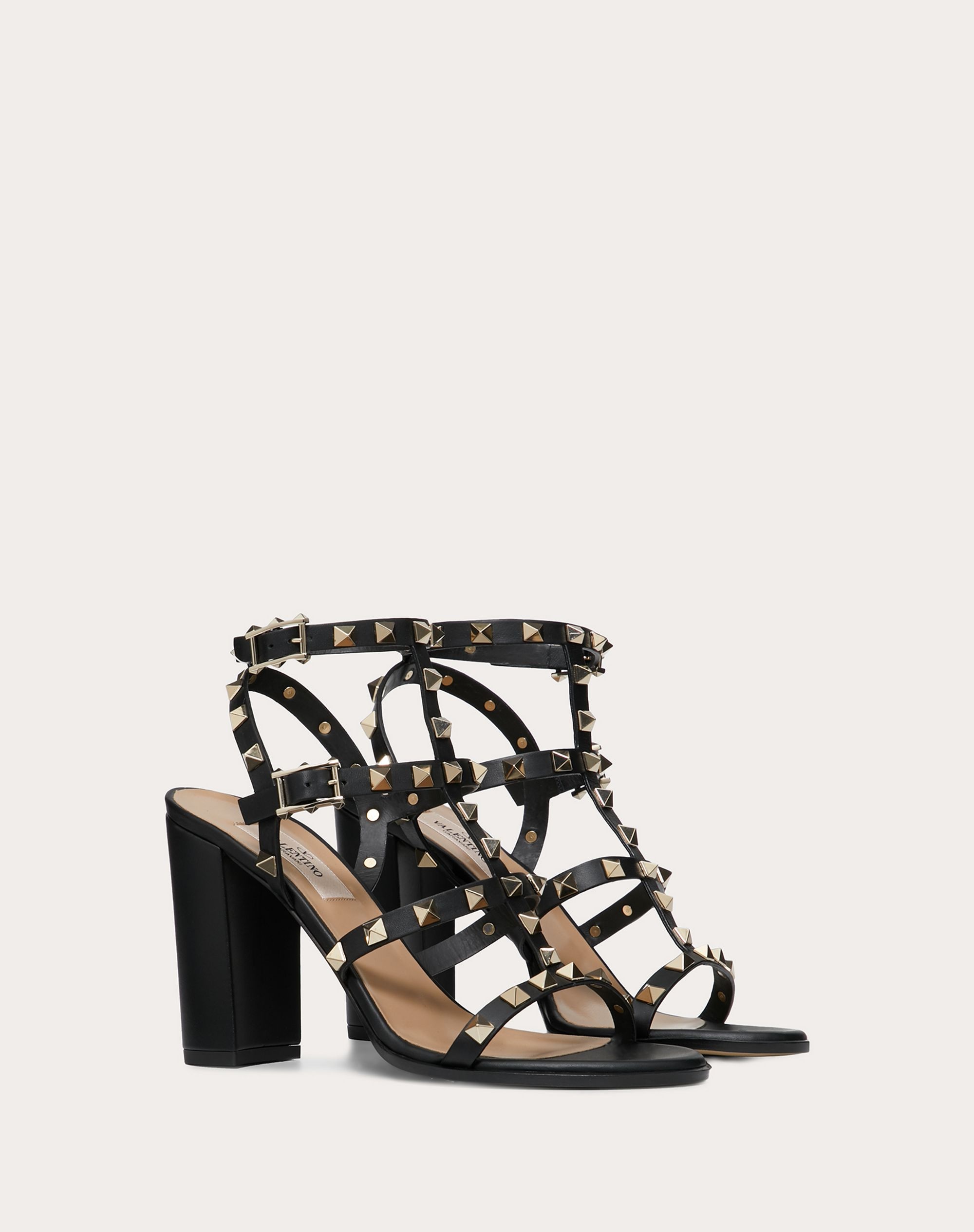 Rockstud Ankle Strap Sandal 90 mm - 3