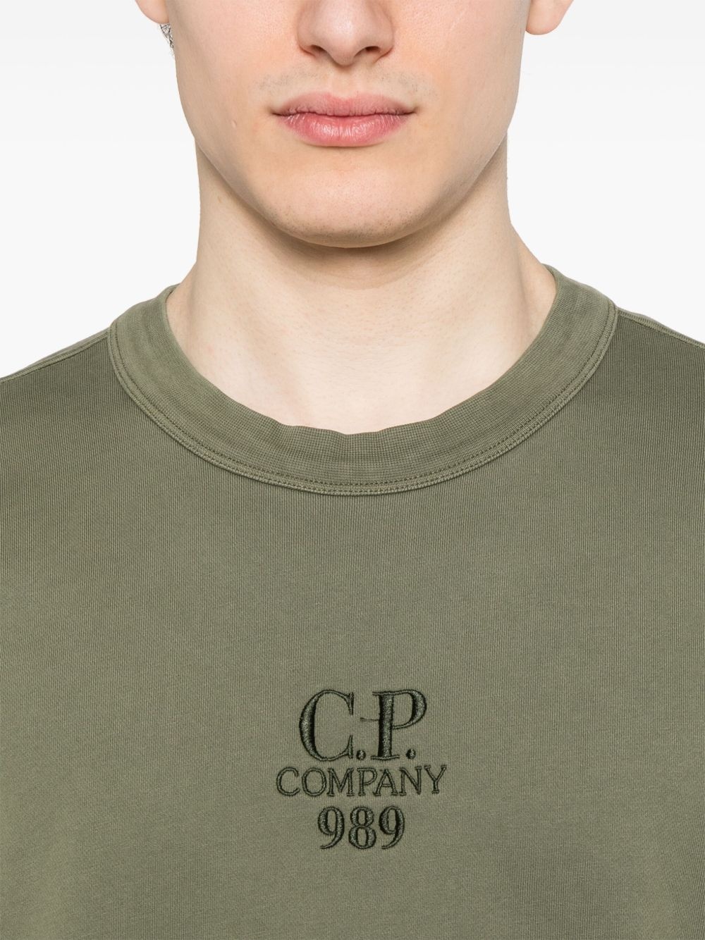 logo-embroidered sweatshirt - 5