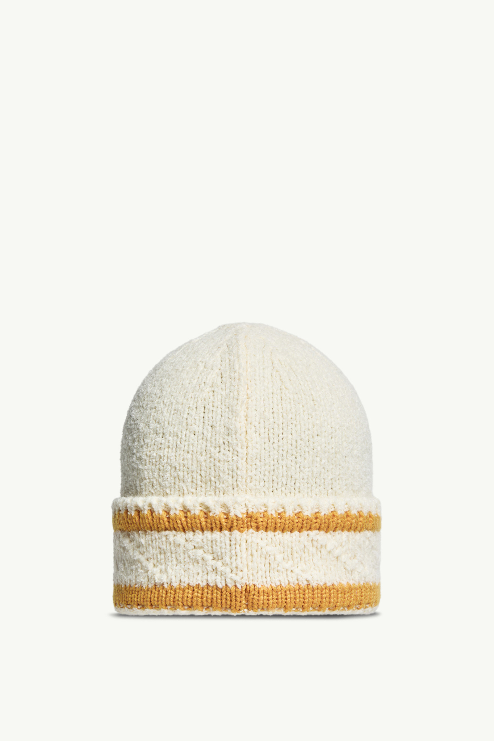 Striped Wool & Cotton Blend Beanie - 4