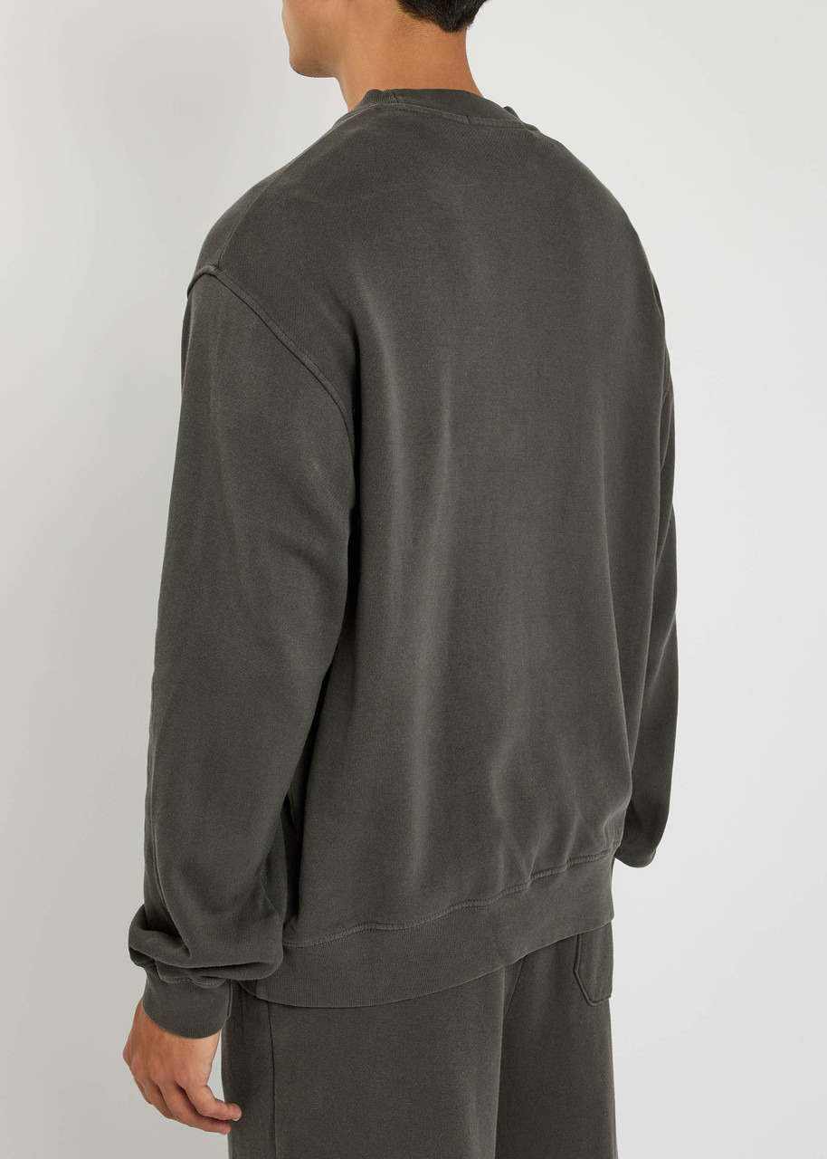The Elder Statesman Daily Logo-embroidered Cotton and Cashmere-blend Sweatshirt - 3
