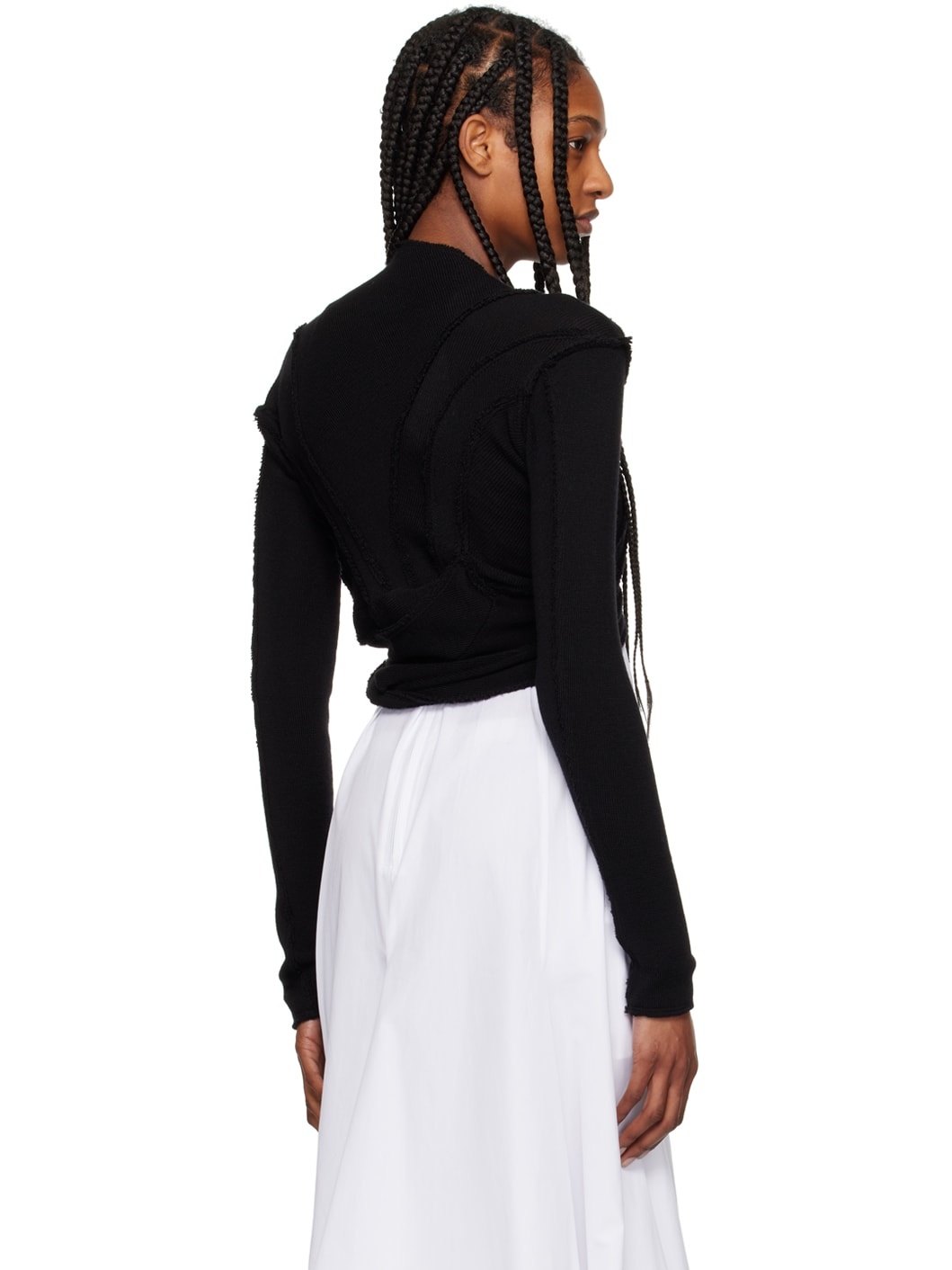 Black Bolero Cardigan - 3