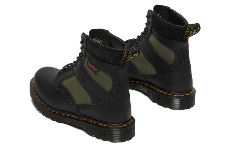 Dr. Martens Dr. Martens 1460 Made in England Padded Panel Lace Up Boots 'Black Olive' 27754002 outlook