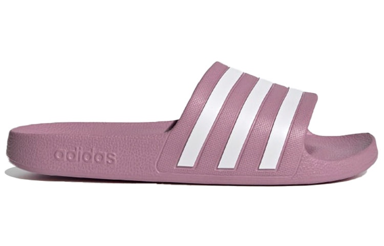 (WMNS) adidas Adilette Aqua Slide 'Cherry Metallic White' FY8107 - 3