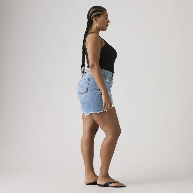 501® WOMEN'S ORIGINAL HIGH-RISE SHORTS (PLUS SIZE) 4