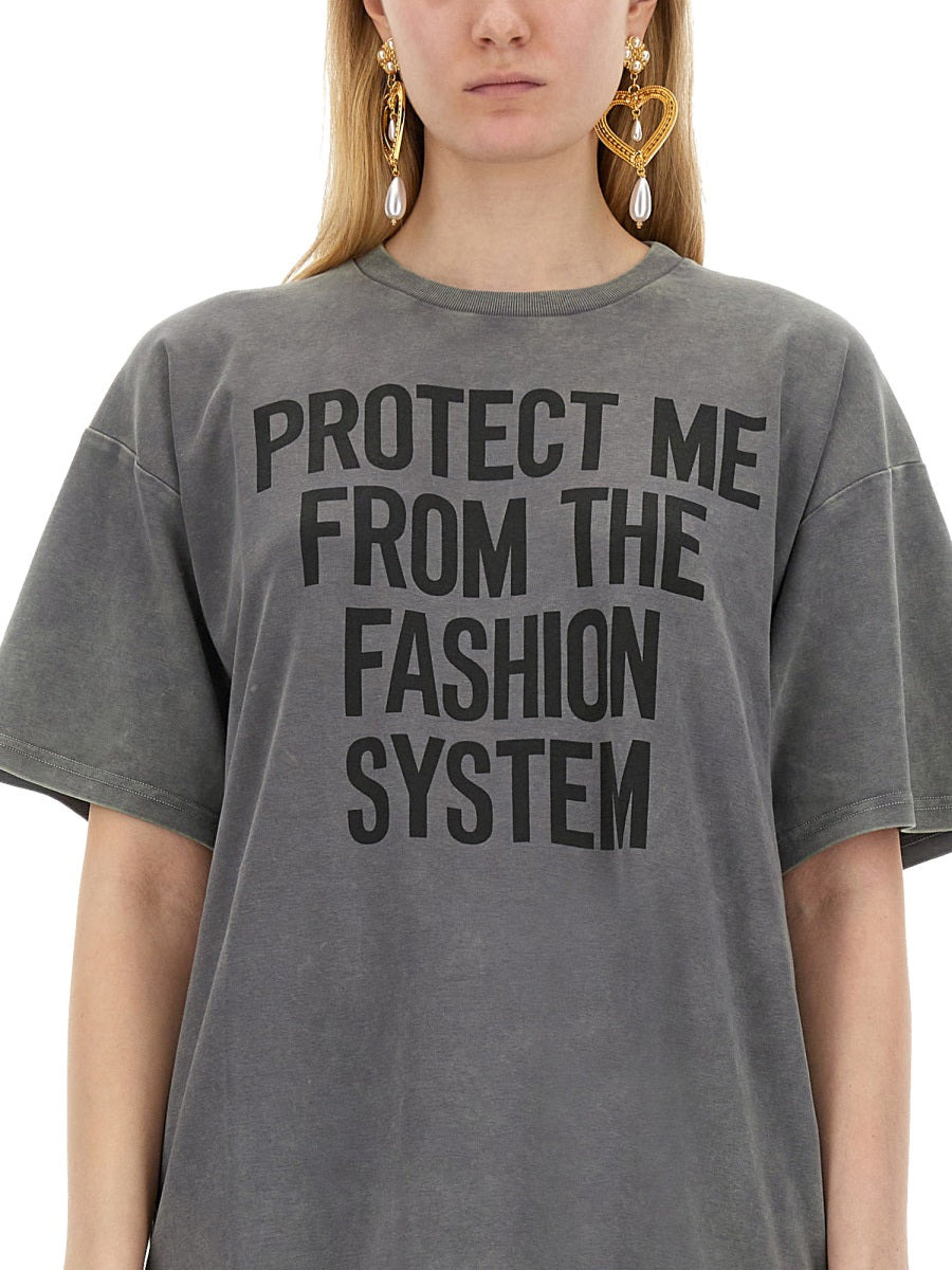 Moschino Women T-Shirt With Logo - 4