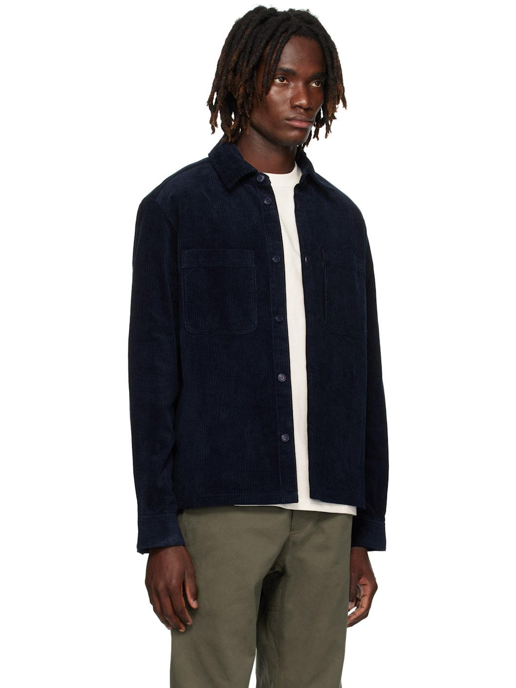 Navy Leon Overshirt - 2