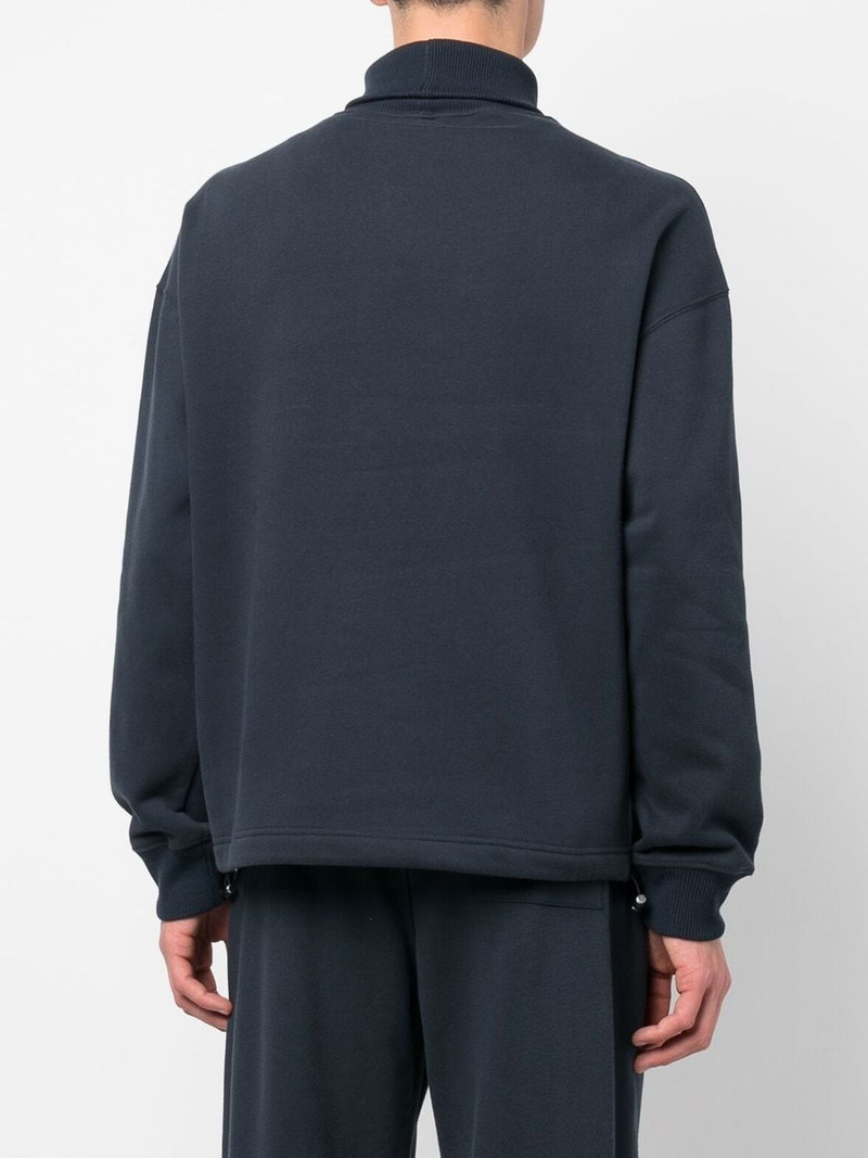 virgin wool roll neck jumper 4